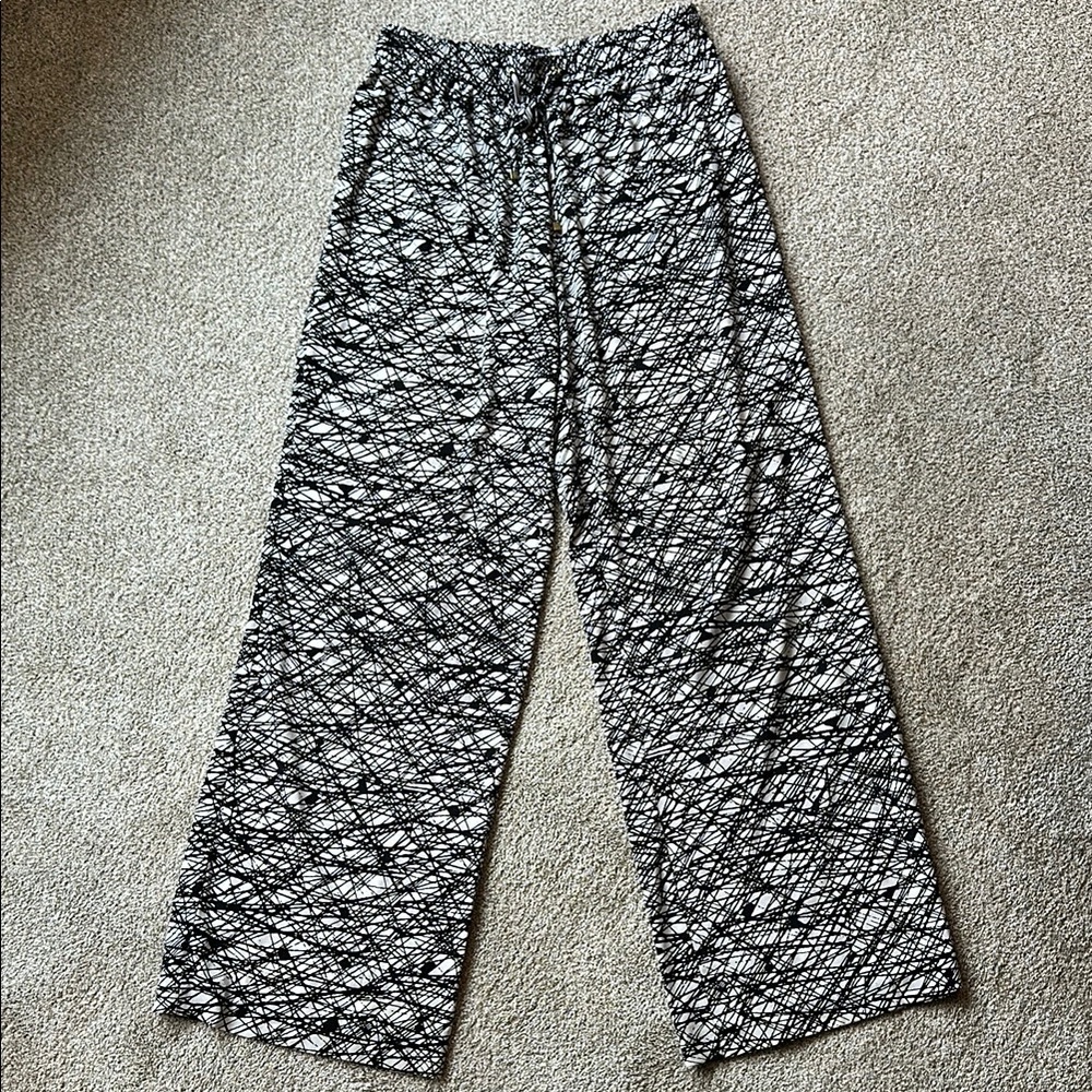 Calvin Klein Monochrome Abstract Pants